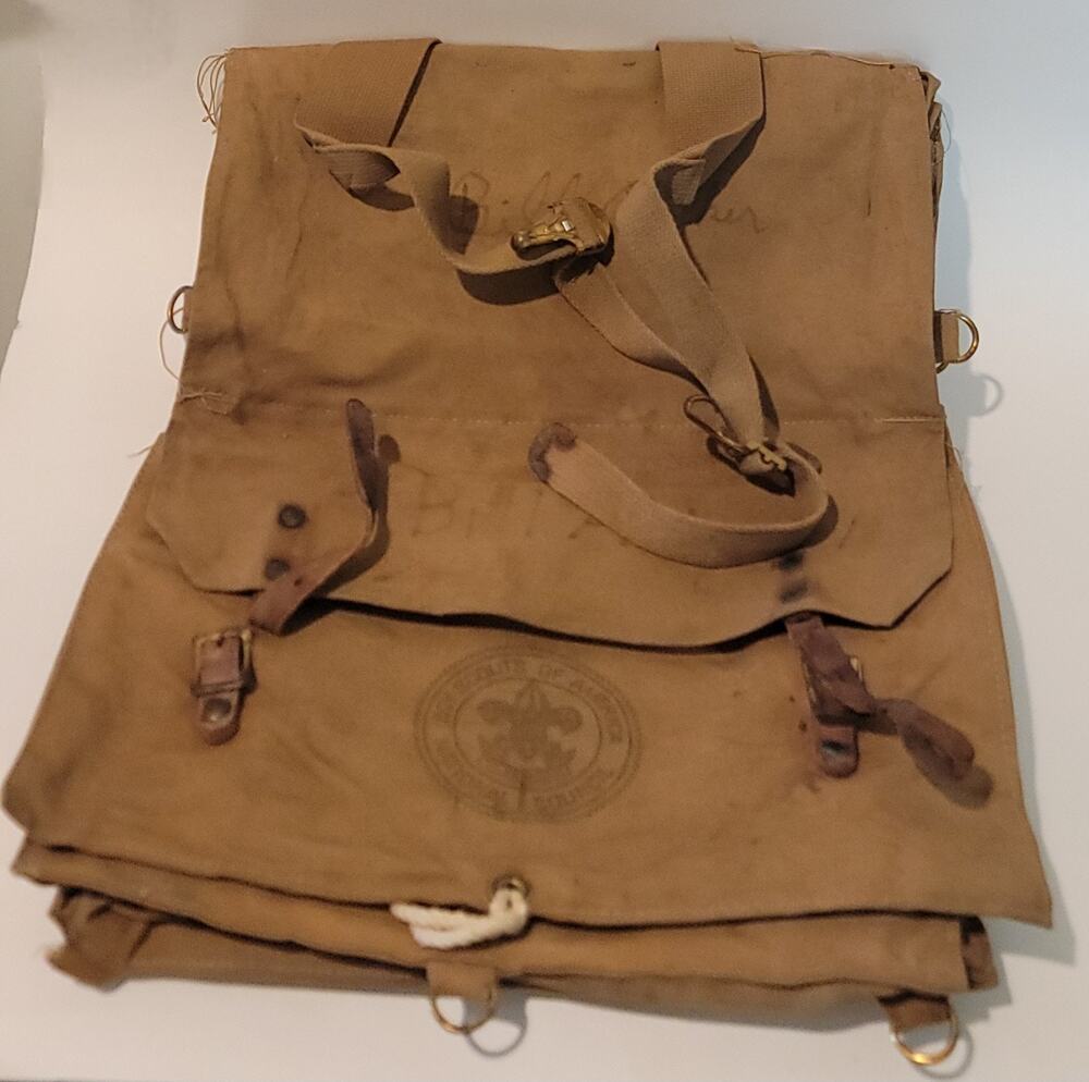 VTG Boy Scouts Of America No 574 Yucca Pack Backpack Canvas Bag